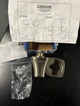 Grohe 27969000 Grandera Wall Mount Hand Shower Holder, Starlight. Fixed Price $20.00.