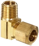 Anderson Metals 50069 Brass Compression Tube Fitting, 90 Degree Elbow, 3/8". Fixed Price $18.39.