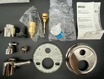Delta 2-HANDLE Tempassure 17T Valve Trim W/3 Settings Diverter Chrome T27T897. Fixed Price $201.60.