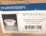 Quoizel Brushed Nickle Finish 15" Led Flush Mount Light 75W Med Base. Fixed Price $35.00.