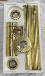 Vola A34-19 1-1/4" Bottle Trap Only, Natural Brass. Fixed Price $440.00.