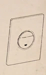 Grohe 38765000 Nova Cosmopolitan Actuation Plate - Chrome. Fixed Price $75.00.