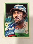 1981 Topps # 158 Fergie Jenkins Chicago Cubs Hand Signed Autographed Card. Fixed Price $11.99.