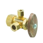 Brasscraft CR1900RX Dual Outlt Stop Mt 1/2 NCOMX1/4ODCOM Rb. Fixed Price $15.00.