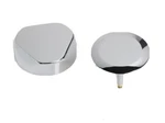 Geberit 151.551 Chrome Turncontrol Overflow Drain Trim Kit With Metal Handle. Fixed Price $59.99.