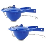 2 Pack 3 Inch Toilet Flapper Replacement Fit For Toto Model THU140S Blue. Fixed Price $19.99.
