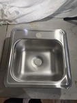 Elkay Dayton Stainless Steel 15" X 5-3/16", Single Bowl Drop-in Bar Sink. Fixed Price $56.97.