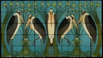 Art Nouveau Marabou Stone Marble Tile Mural Backsplash 36X20 William Morris. Fixed Price $290.00.