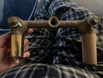 Gerber Tub Shower Two Handle All Brass Vintage. Fixed Price $55.00.