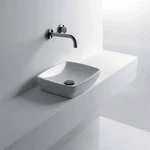 Ws Collections H10 40C 81080 White 15-7/10" Vessel Bathroom Sink. Fixed Price $490.00.