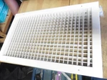 Krueger 880V Grill Vent Register Dbl Defl FACE=22X14 NECK=20X12 Diffuser Wht Adj. Fixed Price $91.20.