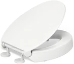 Kohler Hyten 25875-0 Elevated Toilet Seat Elongated Quiet Close 3 Inch Height. Fixed Price $45.79.