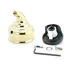 New Monticello Moentrol 95603 Polished Brass Handle Hub Kit With Adapter. Fixed Price $69.95.