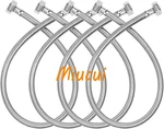 4-PACK 36 Inch 1/2" Fip Flexiable Faucet Supply Lines, Bathroom. Fixed Price $37.63.