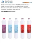 Watts Premier Water Cartridges For UF-3 System, 5 Filters. Fixed Price $91.00.
