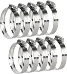 Hose Clamp, 10 Pieces 2.5 Inch Stainless Steel Clamps For 1/2 To. Fixed Price $13.88.