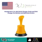 Plumbcraft 11-IN. Mini Drain Plunger, And Sink Kitchen,bathroom. Fixed Price $14.99.