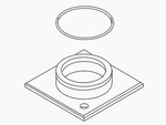 1PK Kohler 1001118-BN Escutcheon Assy Vibrant Brushed Nickel. Fixed Price $66.78.