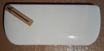 Tiny Chip! White 19 X 8.25 Mancesa Mansfield Corona 03100 Toilet Tank Lid. Fixed Price $78.00.