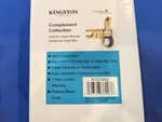 Kingston Brass K1014A Add-on Hand Shower Holder For Grab Bar Polished. Fixed Price $14.00.