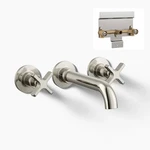 Kohler Castia K-T35910-3-SN Wall Mount Tub Filler W/ Rough-in-polished Nickel. Fixed Price $489.00.