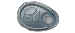 Kevko K112A Chevy Sbc Timing Cover Anodized Zinc Silver Bracket. Fixed Price $29.95.