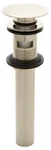 Signature 205616 Push Down Pop-up Bathroom Drain Overflow Brushed Nickel. Fixed Price $19.99.