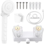 Faucet With Handheld Showerhead & Hose, 4 Inch Set Replacement, Le. Fixed Price $52.99.