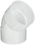 Genova Products 40660 6" S&d 45D Pvc Elbow. Fixed Price $34.07.