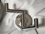 2X Premier Double Robe Hook Chrome Model #3569030 Includes Mounting Hardware. Fixed Price $12.00.