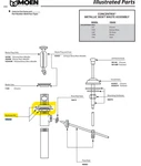 Moen 106322 Hardware Kit For Concentrix Metallic Bidet Waste Assembly. Fixed Price $25.00.