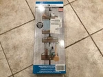 Interdesign 4 Tier Tension-pole Caddy Bronze Rust Proof W/amber Pebble Panels. Fixed Price $59.99.