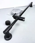 Pfister Modern Round 30" Slide Bar With 60" Hose In Matte Black. Fixed Price $170.10.