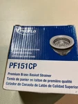 Proflo PF151CP 3-1/2" Basket Strainers Chrome. Fixed Price $37.34.
