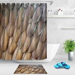 Grey Feather Waterproof Bathroom Polyester Shower Curtain Liner Resistant. Fixed Price $35.26.