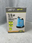 Master Plumber 126981 1/4 Hp Heavy Duty Submersible Utility Pump 1320 Gph. Fixed Price $109.99.