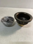 Signature Hardware Basket Strainer Oil Rubbed Bronze SH171ORB 3.5 Solid Brass. Fixed Price $19.74.