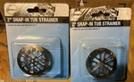 Lot Of 2 Danco 88930 In. Snap-in Tub Strainer Chrome New Free Shipping. Fixed Price $10.00.