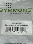 Symmons DF-28-LPO Decorative Handle Kit W/white Porcelain Insert. Fixed Price $45.00.