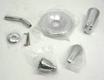 Mueller 122-251 Pressure Balancing Tub & Shower Trim Kit Chrome Finish. Fixed Price $44.99.