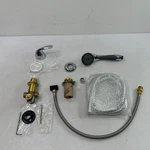 Delta Classic Roman Tub Hand Shower Transfer Valve Polished Chrome RP14979. Fixed Price $217.45.
