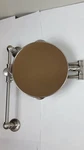 Ginger Columnar Round Pivoting Vanity Mirror On Slide Bar 4544 8X14 Satin Nickel. Fixed Price $419.99.