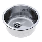 Ambassador S14-2500-UM-R Cylinder Sink (ultra-mirror Finish), 304 Ss, 2" Drain. Fixed Price $170.49.