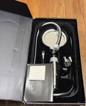 Hansgrohe Handheld Shower Head Chrome Adjustable Angle Wall Mounted Kit. Fixed Price $120.00.