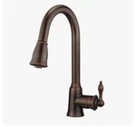 Danze Pull-down Kitchen Faucet Prince Tumbled Bronze Finish D454410BR W11. Fixed Price $79.99.