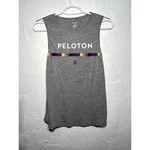 Peloton Gray Cutout Back Tank Top Womens Small Athleisure Sporty Workout Active. Fixed Price $9.80.