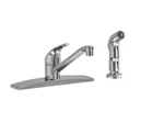 For Parts Only - Faucet With Spray Elkay LK2600CR Single Lever Handle Kitchen. Fixed Price $59.90.