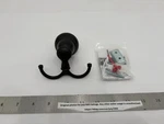 New Moen Banbury Double Robe Hook - Matte Black Y2603BL (general Cosmetic). Fixed Price $19.90.