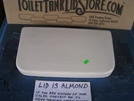 Western Pottery ULF-8 Toilet Tank Lid Almond (nicked As Shown) ULF8 18C. Fixed Price $49.00.