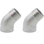 2PCS Premium Stainless Steel 45 Degree Elbow Fittings, Heavy Duty To Female. Fixed Price $90.21.